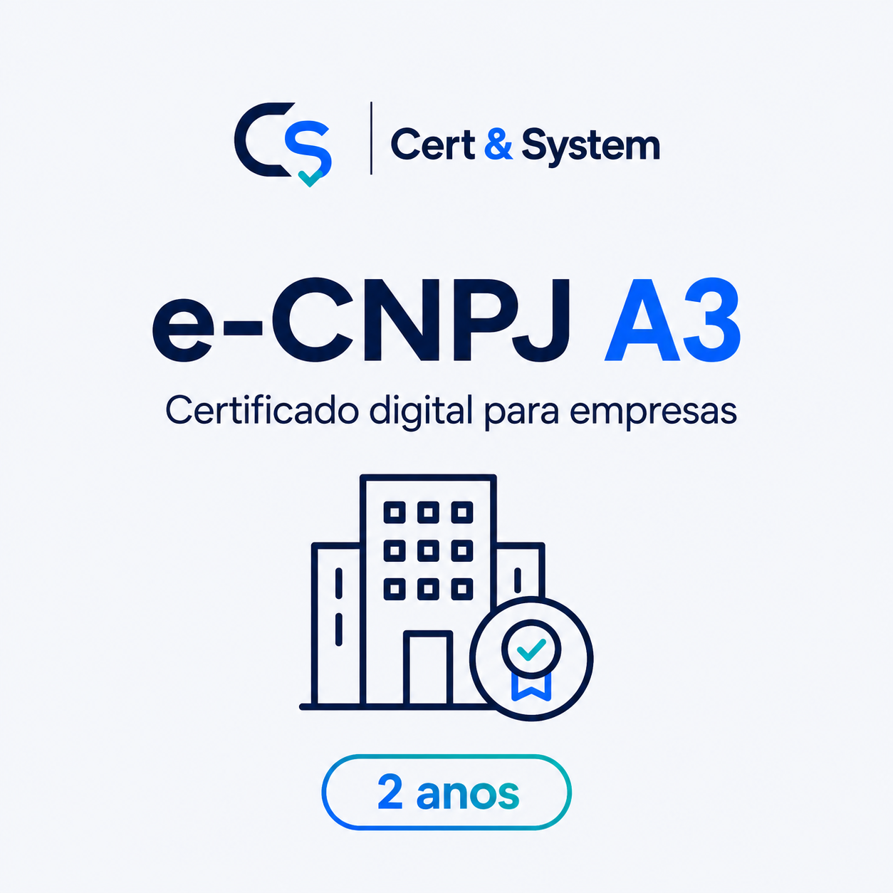 Arte do produto Certificado A3