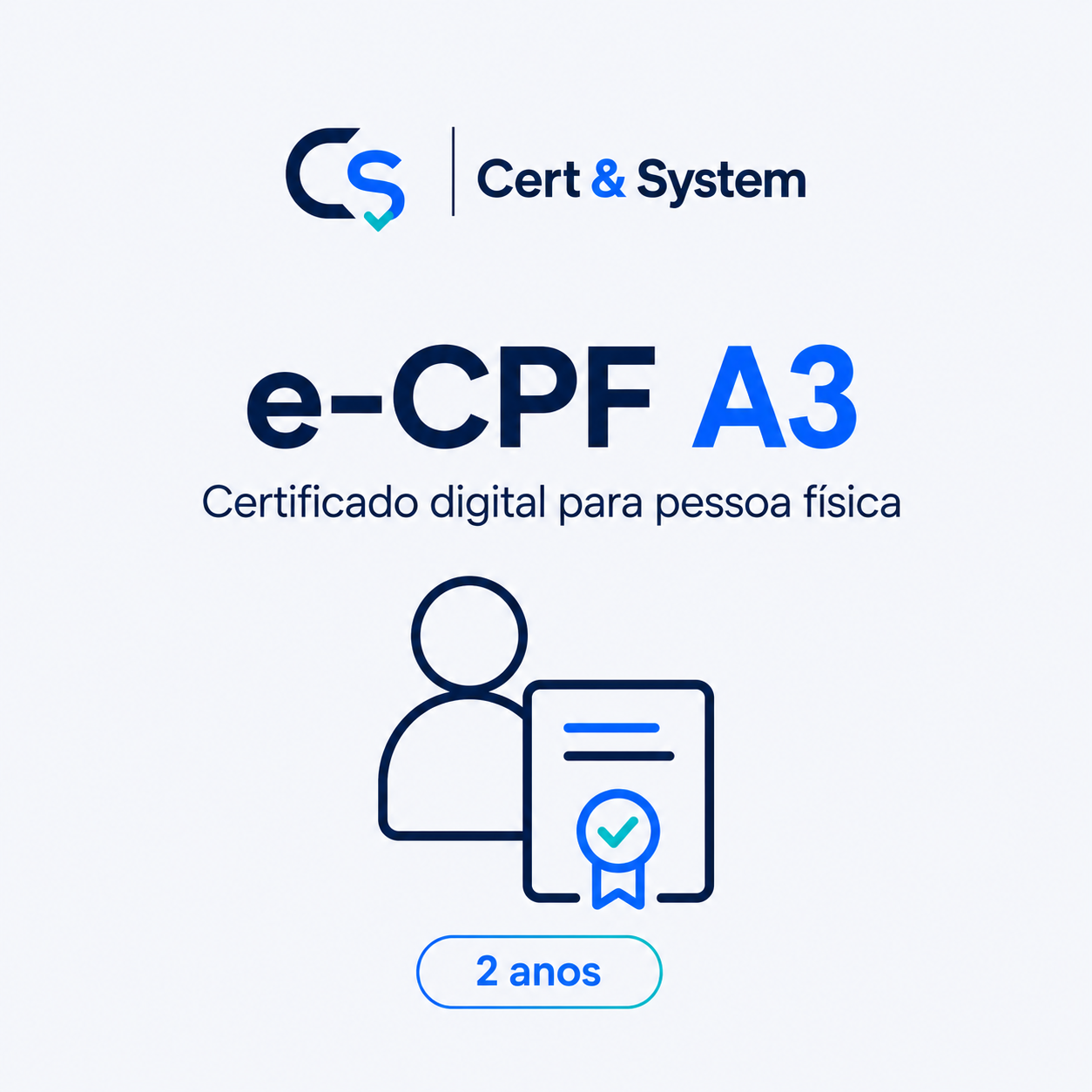 Arte do produto e-CPF A3